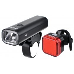 ZESTAW LAMP PROX AERO III SET 400LM + APUS 40LM USB